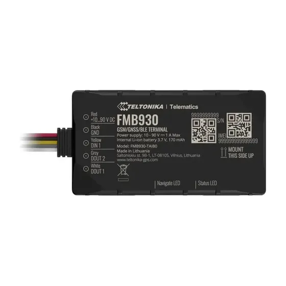 GPS-трекер Teltonika FMB930