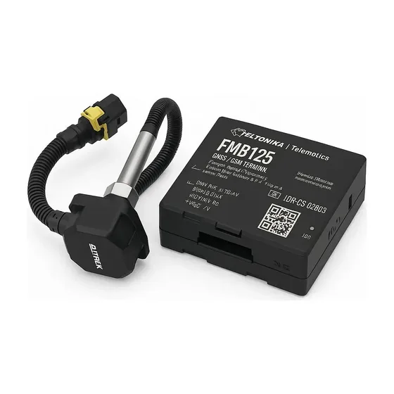 FMB125 tracker and fuel sensor