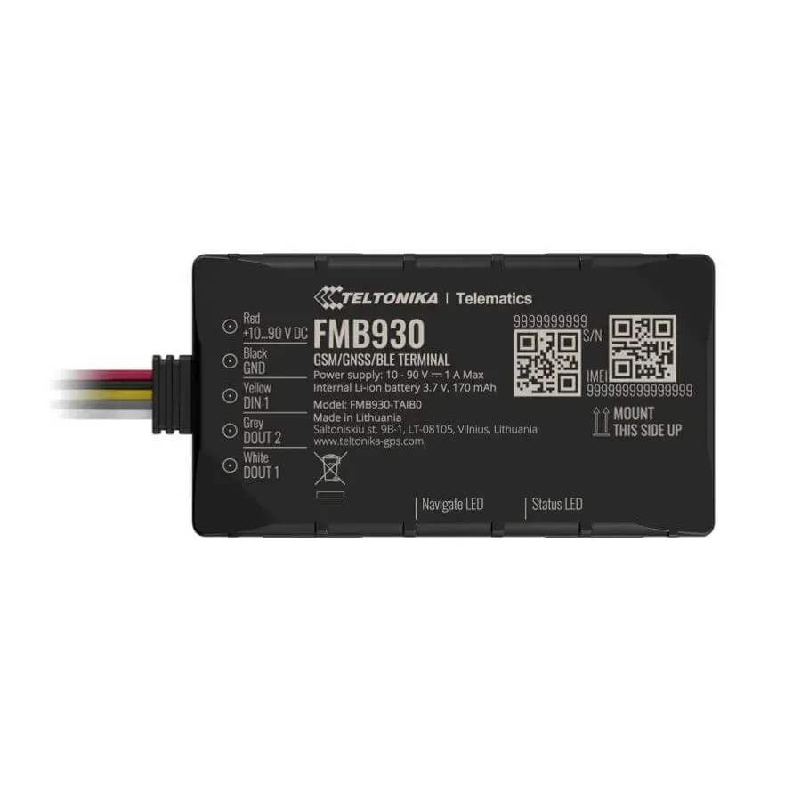 Teltonika FMB930 GPS tracker for taxi fleet tracking