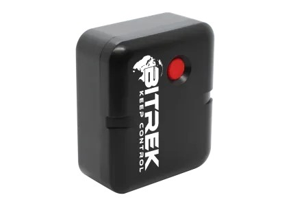 Battery-powered GPS beacon hidden in a car for theft protection