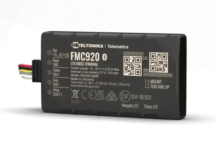 Teltonika FMB920 GPS tracker for taxi fleet tracking