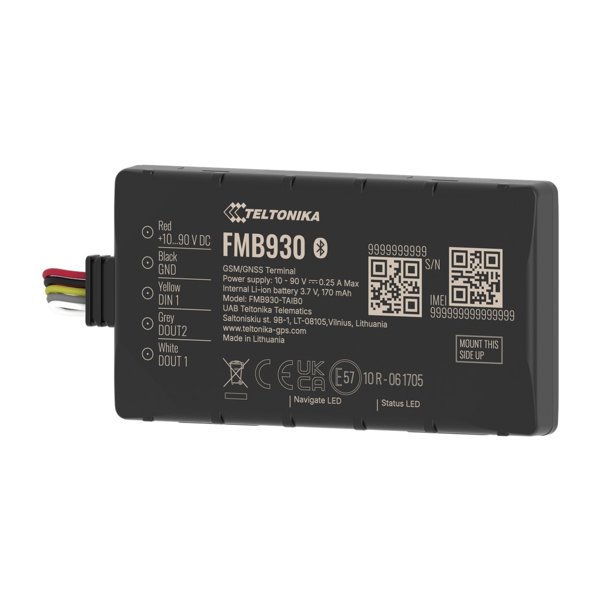 Teltonika FMB930, up to 90 V
