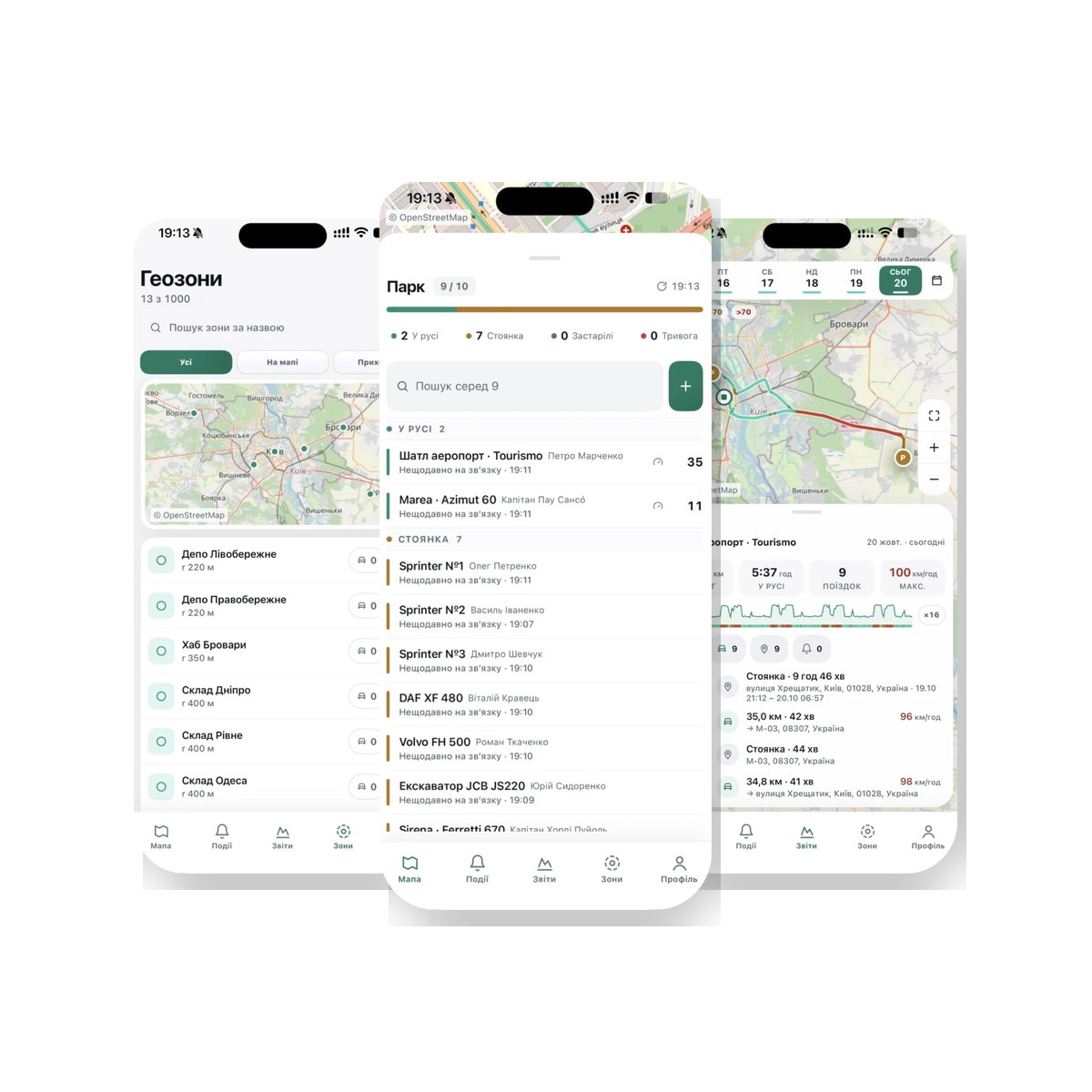 Navi.zone Business — GPS monitoring for 30+ vehicles