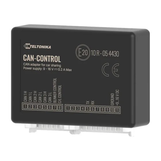 Teltonika CAN-CONTROL CAN adapter (car sharing)