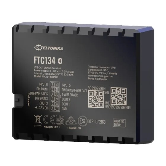 GPS-трекер Teltonika FTC134 (4G LTE Cat 1, CAN)