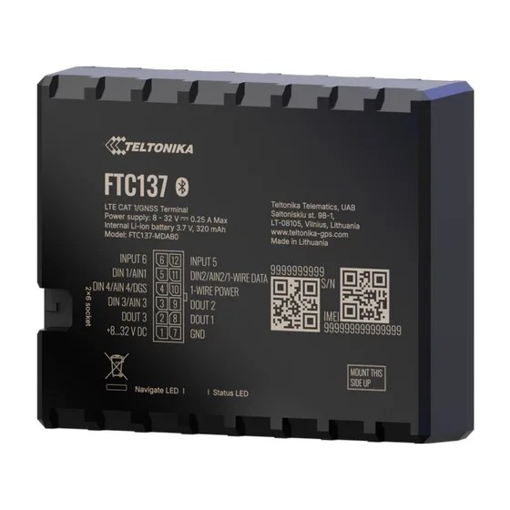 GPS-трекер Teltonika FTC137 (4G LTE Cat 1)