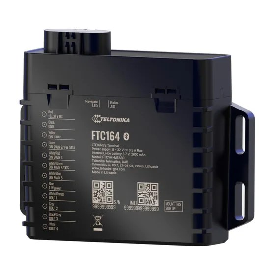 GPS-трекер Teltonika FTC164 (4G LTE Cat 1, IP69K)